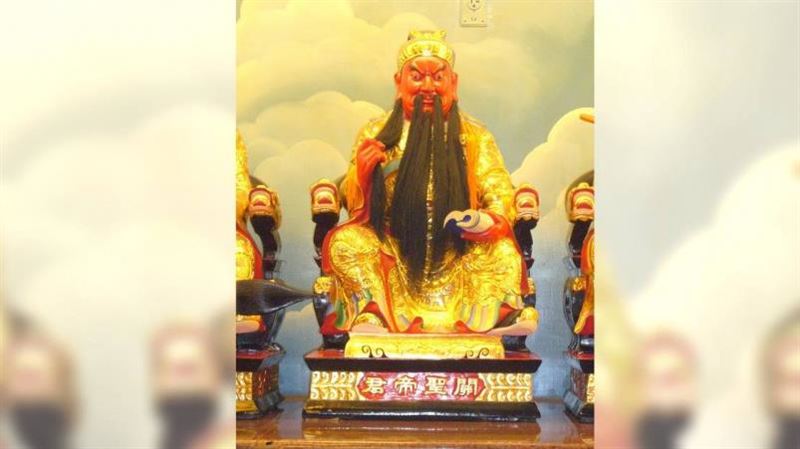 關聖帝君神像。（圖／楊登嵙提供）