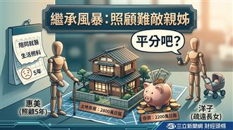 獨自護父五年遭平分遺產　揭露法律殘酷
