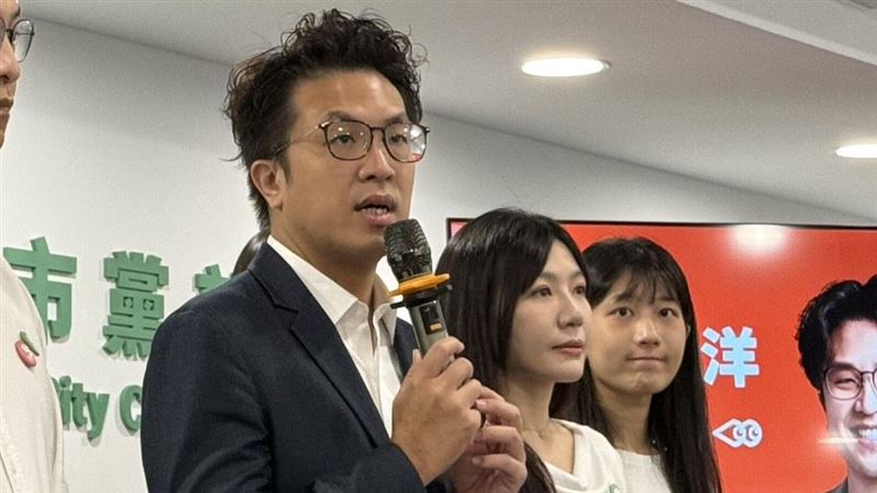 民進黨台北市長參選人沈伯洋(圖/記者劉秀敏攝影)