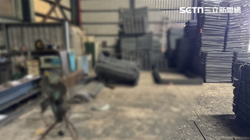 66歲劉姓男子因攀爬鋼筋,不慎從3公尺、一樓高處墜落地面,送醫後狀況急轉直下身亡。(圖/翻攝畫面)