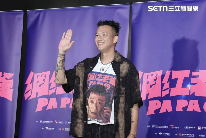阿Ben在電影中和孫鵬有一場激烈打鬥戲。(圖/記者田俊彥攝影)