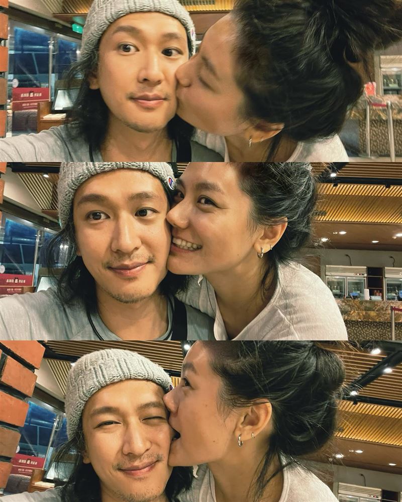 前黑澀會美眉王承嫣(小蠻)與演員丈夫邵翔結婚六年感情甜蜜,一同成立工作室。(圖/翻攝自IG @lilu.s_wang)