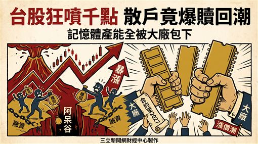 記憶體產能全被大廠包下　驚人漲價潮來襲
