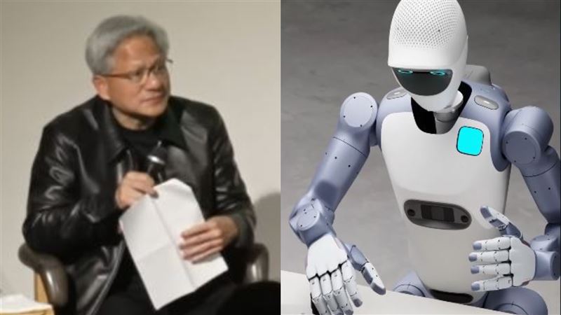 輝達(NVIDIA)執行長黃仁勳看好機器人將成為下一波AI浪潮。(圖/翻攝自NVIDIA IG)