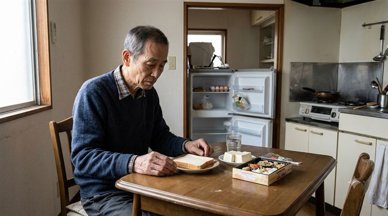 74歲男省錢吃麵包 半年後女兒一看嚇慘