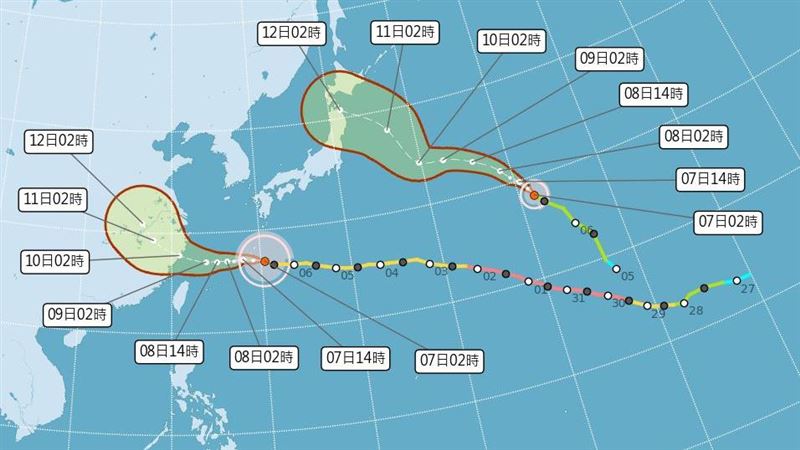 明放颱風假?白海豚「最新暴風侵襲率」曝