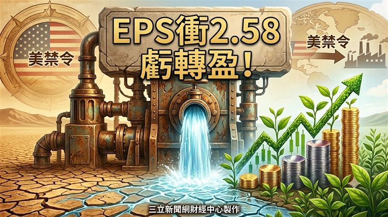 它躋身美禁令受惠者　上半年EPS衝2.58元