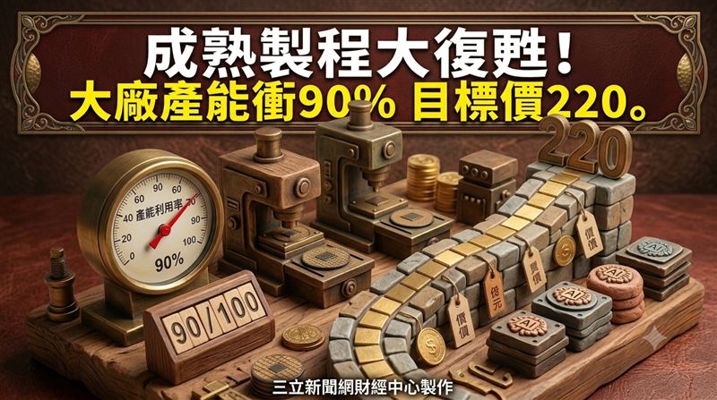 這大廠產能利用率衝90%　目標價上看220元