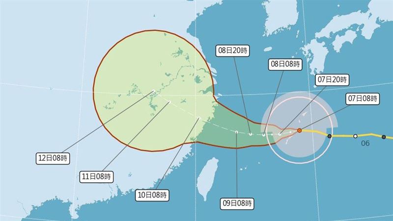 新/白海豚逼近!氣象署宣布14:30發海警