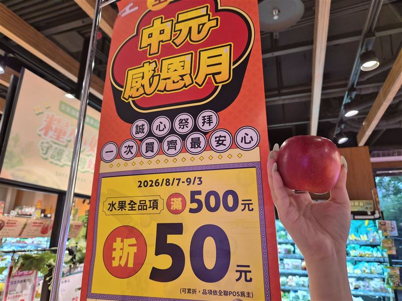 全聯實體門市祭出最高超有感19.7%回饋。(圖／全聯提供）