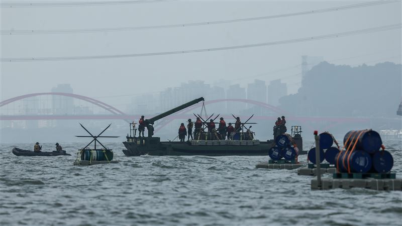 漢光42／淡水河道部署3道致命防禦阻絕
