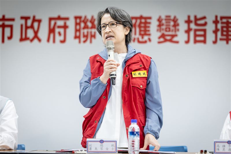 蕭美琴強調，今日演習並不是追求一場完美的演出，而是要從不斷演練中，找出可以進一步精進，讓自己更好、更強的地方（圖／總統府提供）