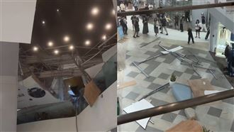 南港Lalaport鷹架坍塌！3櫃位暫停營業