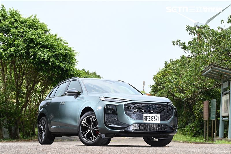Audi Q3 TFSI quattro 150kW S-Line運動版休旅車。(圖/記者鍾釗榛攝影)