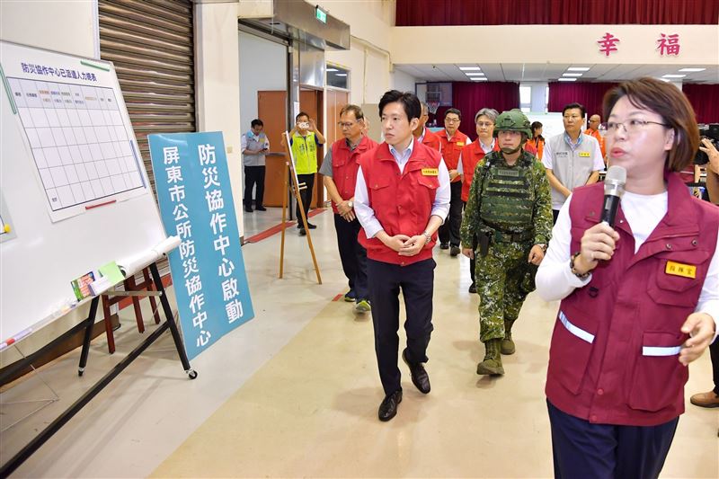 行政院秘書長張惇涵出席「2026城鎮韌性演習」屏東場次(圖/行政院提供)