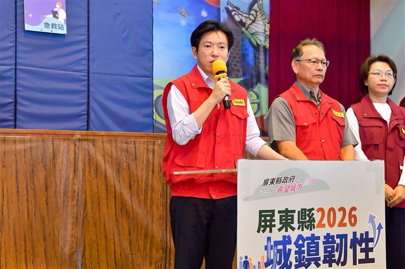 張惇涵強調「有準備就會更安全」,所有努力都是為了在災難來臨時,能夠更有備無患、更游刃有餘(圖/行政院提供)