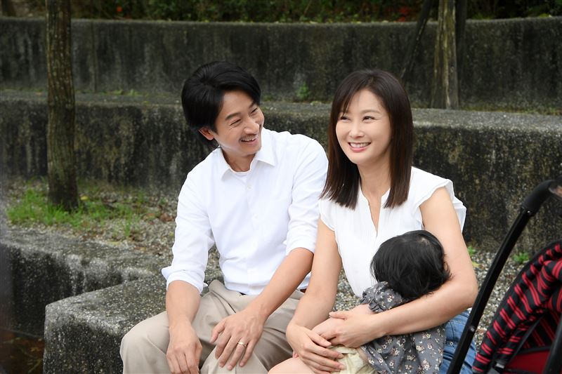邱凱偉看到可愛的小童星，萌生想「再生一個女兒」的念頭。（圖／三立提供）