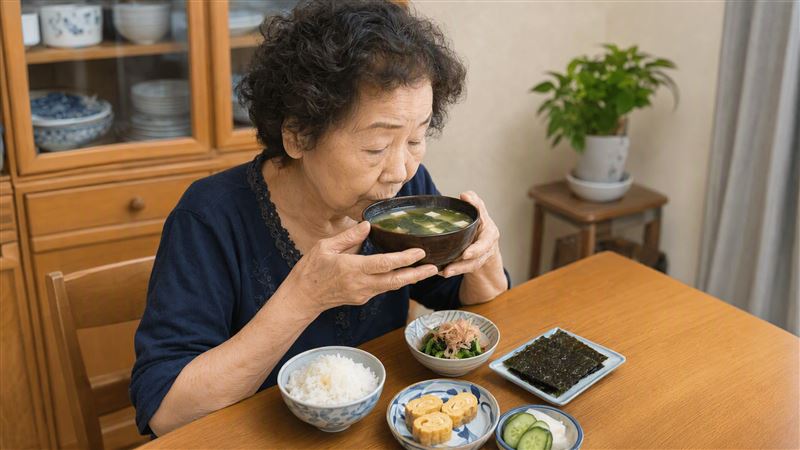 日本人愛吃吃裙帶菜、海苔等,能幫助排便、穩定血糖。(示意圖/AI生成)
