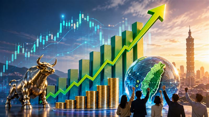 台股ETF的熱度,歷經7月的大幅回檔修正仍然不減,整體規模逆勢成長。(示意圖/AI生成)