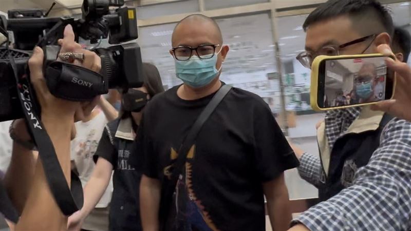 兆基屋管前董事長李建成被移送北檢複訊。(圖/記者楊佩琪攝)