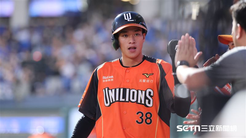 統一獅張皓崴連續敲安紀錄停在16場。（圖／記者劉彥池攝影）