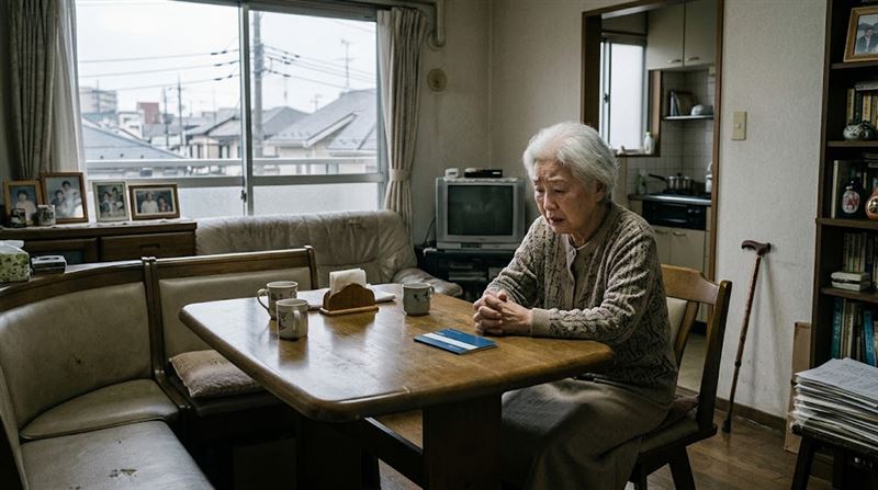 日媒指出,母子關係徹底斷絕,昭子最終決定賣掉居住多年的自宅,搬到費用較低的高齡者設施生活。(示意圖/AI製圖)