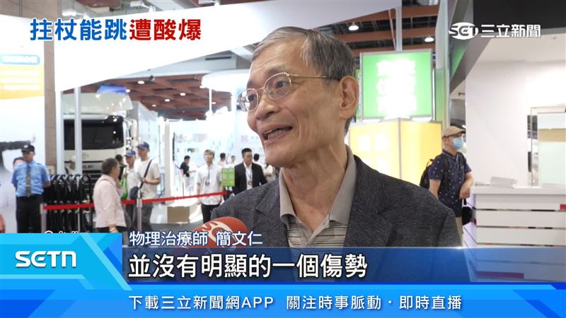 物理治療師簡文仁做出說明