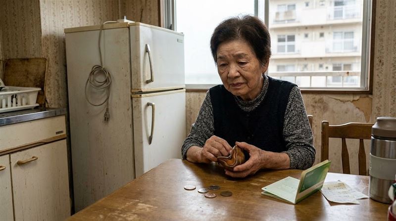 調查顯示,像佐藤這樣儲蓄「未滿100萬日圓」的人,比例高達16.5%。(圖/AI製圖)