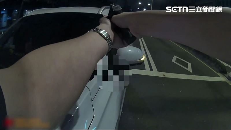北市王男拒檢逃逸被警查獲酒駕加毒駕。(圖/翻攝畫面)