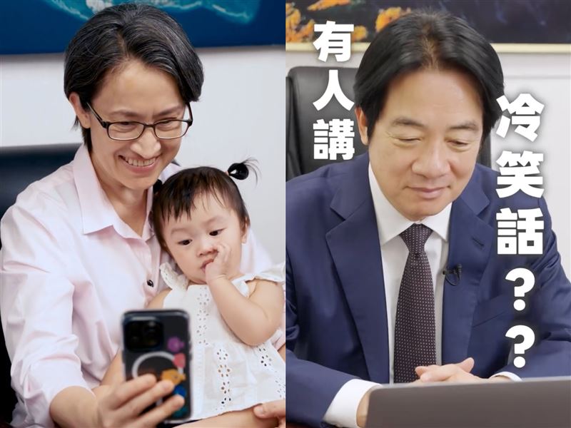 民進黨推出父親節系列短影音,正副總統賴清德、蕭美琴也作為彩蛋驚喜入鏡(圖/民進黨提供)