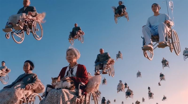 全聯今年推出中元節廣告影片《歸途》，片中使用大量AI合成畫面，引發網友討論。（圖／翻攝YouTube PX Channel）