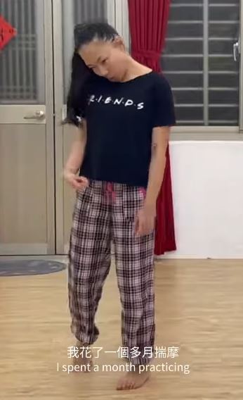 杜雷在《在光裏的人》飾演一名腦性麻痺患者,演技備受肯定。(圖/翻攝自IG @leidudaphne)