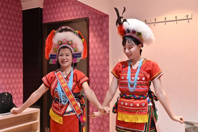 河智媛是花蓮原住民族聯合豐年節宣傳代言人。(圖/翻攝自吉安鄉公所臉書)