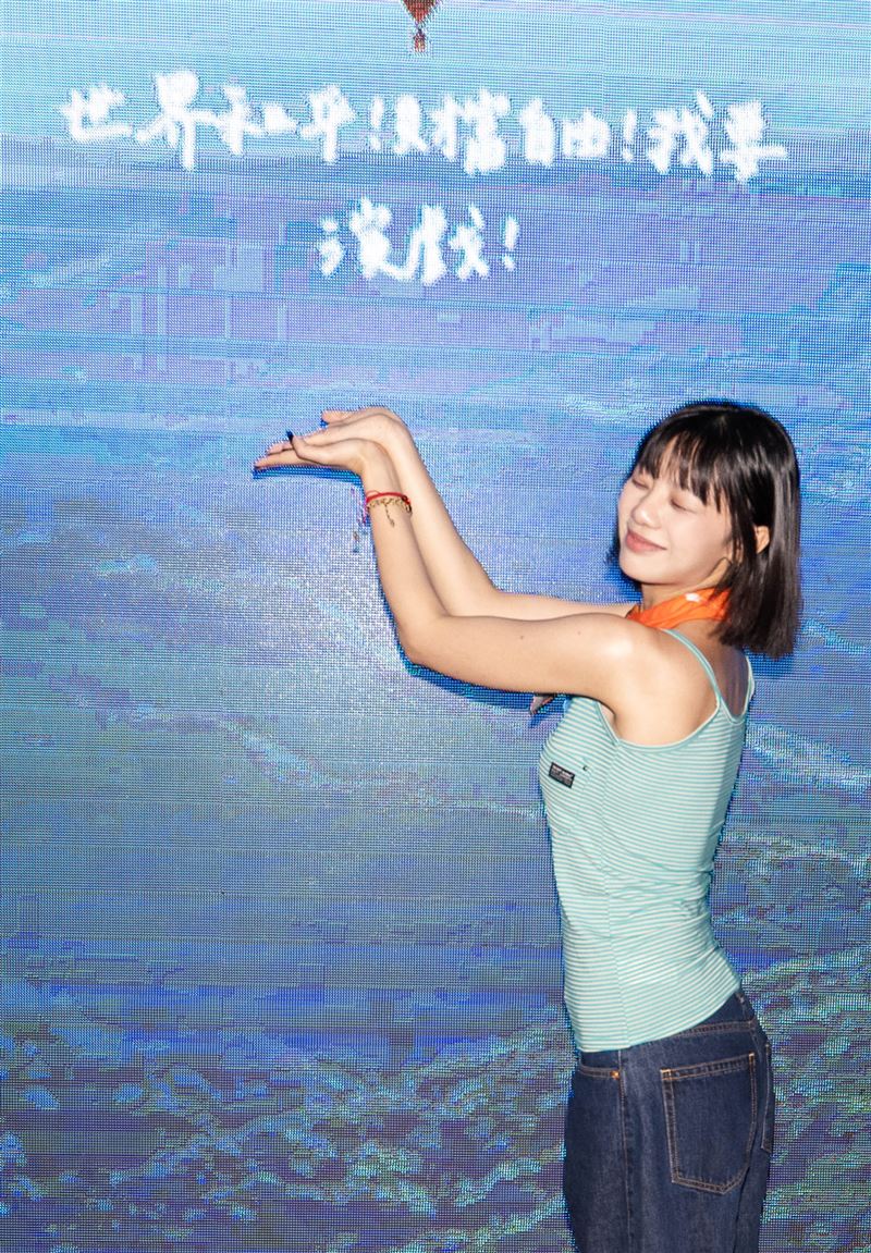 木木林葦妮26歲生日!許願當電影女主角。(圖/Hit Fm聯播網)