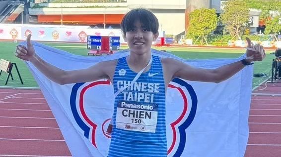 U20田徑世錦賽簡子傑3000公尺破全國紀錄