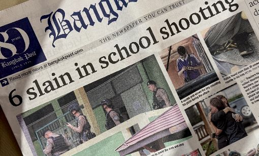 泰國校園槍擊案增至9死　12歲女童不治