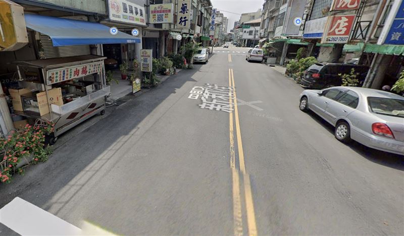南區福德街、新和街已抹除雙黃線。(圖/翻攝自GoogleMap)