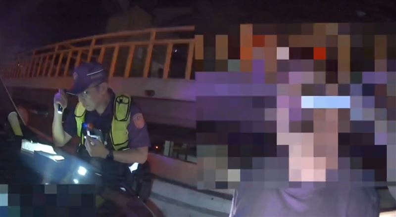 台北市大安分局強力掃蕩毒駕,兩個月內已查獲116件。(圖/翻攝畫面)