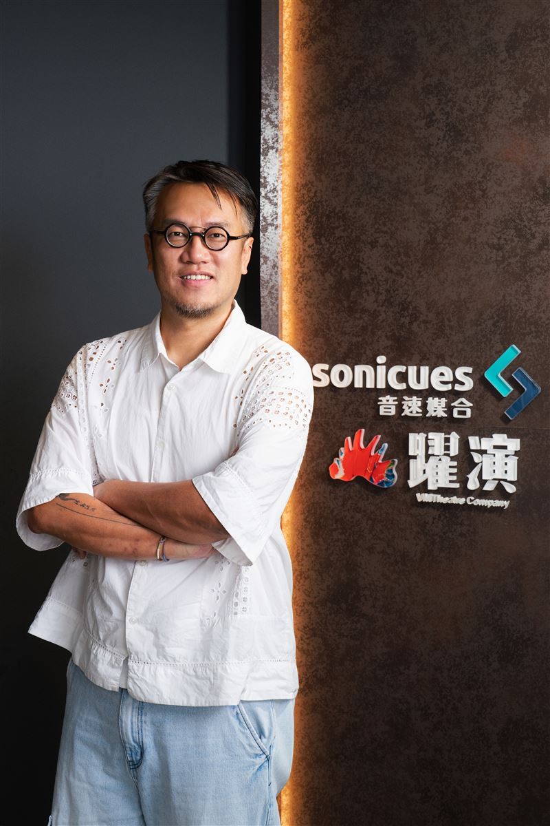 Sonicues躍演創辦人暨藝術總監曾慧誠是劇團感性的支柱。(圖/Sonicues躍演提供)