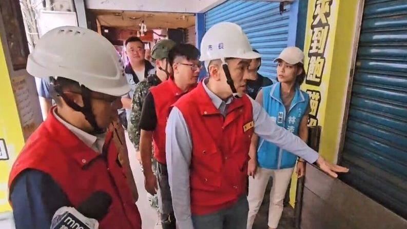 海水倒灌基隆愛四路積水　謝國樑研議補償