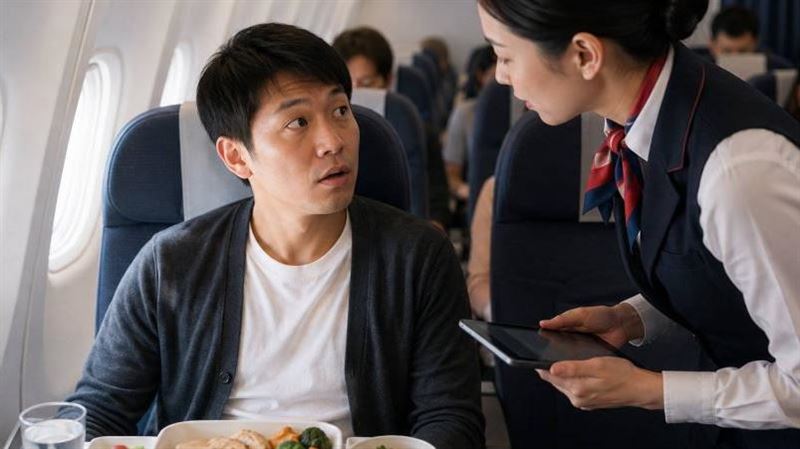 想吃清淡！他搭機點「這特殊餐」傻眼了