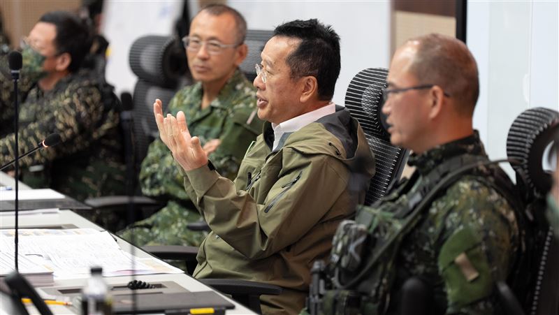 顧立雄視導第三作戰區　慰勉參演官兵辛勞
