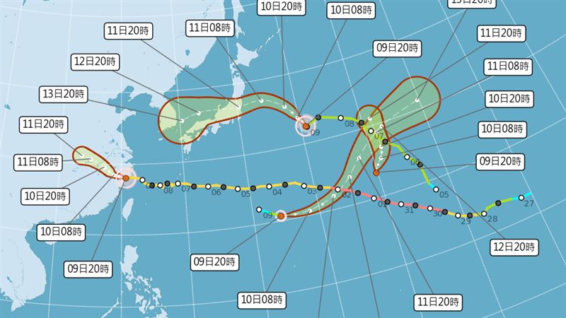 白海豚23:30解除海警!又1熱帶低壓生成