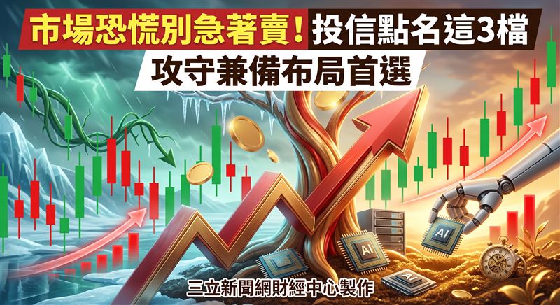 建議投資人以中長期角度看待市場波動,聚焦具產業競爭力與獲利成長潛力的優質企業。若偏好市值型投資,可留意009804聯邦台灣精彩50ETF基金;若希望掌握AI產業成長契機,可關注聯邦精選科技基金;而偏好兼顧股債配置、降低波動風險的投資人,則可透過聯邦金鑽平衡基金作為資產配置選擇,在市場震盪中兼顧長期投資布局。(圖/三立新聞網財經中心蕭榕AI製圖)