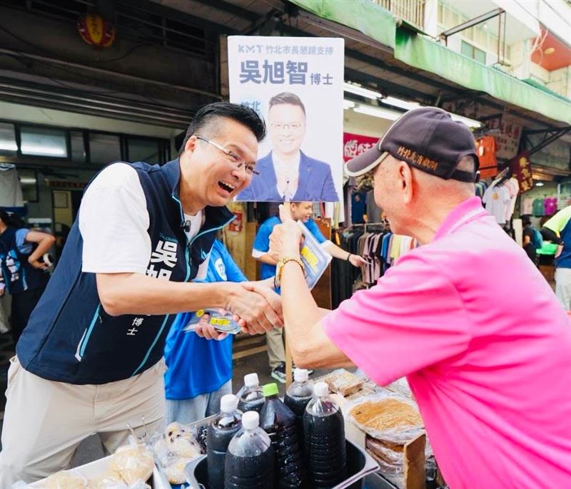 國民黨新竹縣議員吳旭智參選竹北市長，藍白合破局。（圖／翻攝自吳旭智臉書）