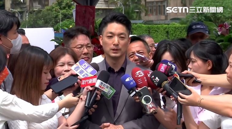 蔣萬安出席「台北市南港區東新國民小學校舍改建工程第二期活動中心工程」開工典禮（圖／翻攝畫面）