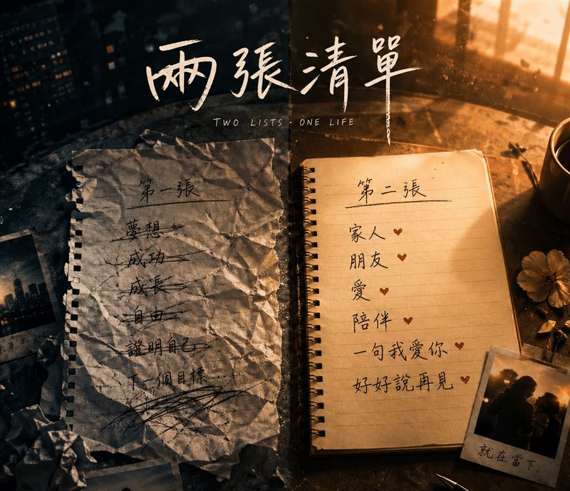 忙工作沒見到父親最後一面,知名企業講師鄭匡宇50歲用AI親唱《兩張清單》憶父,淚揭一生遺憾。(圖/鄭匡宇提供)