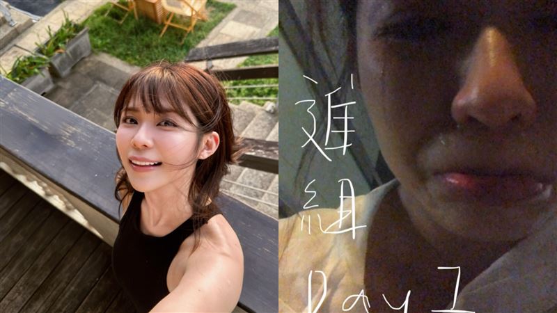 林萱瑜透露剛拍八點檔,曾經崩潰大哭。(圖/翻攝自IG)
