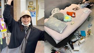 星二代借住直播主家　落跑留滿地垃圾挨轟