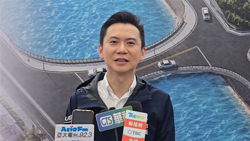 竹北市長鄭朝方首度對外談接班人選。(圖/翻攝畫面)